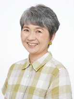 えがお美容室 奈良店&nbsp;50代・60代に人気◎白髪を活かしたショート