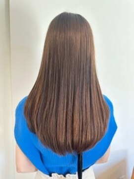 ラベスト バイ セロ 池袋メトロポリタン前(LOVEST by CERO) ナチュラル　ベージュ×縮毛矯正