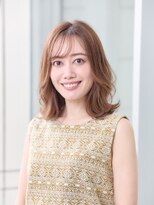 【那須久美子】華やか外ハネミディ