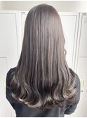 髪質改善カラー×グレージュ