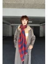 ゾーイダイミョウ(ZOEY daimyo)&nbsp;暖色ブラウンにふわっとスタイリング