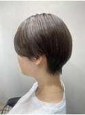 丸みショート ヘルシーカラー ショートボブ