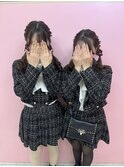 ヘアセット/ツインアレンジ/カジュアルアレンジ/梅田駅