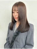 レイヤーカット顔周りカット前髪カット韓国レイヤー