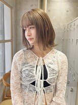 トマト(TOMTO)&nbsp;【RENA】ハニーベージュ_レイヤーボブ