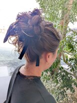 アイム(aim) ヘアアレンジ/ゆるふわトップシニヨン