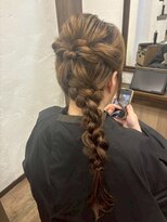 アミリー ひたち野うしく店(Amily)&nbsp;ハイライトバレイヤージュダブルカラーケアブリーチ20代30代