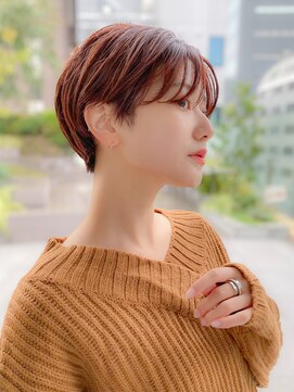 スウド(Swd) 大人愛されショートヘア/ハンサムショート/透明感ベージュ