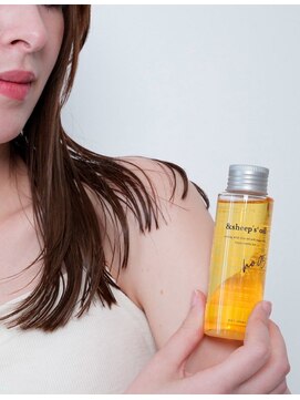 セイル(Sail) 暗めカラー透け感ストレートミディ