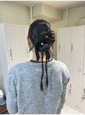 結婚式参列ヘアセット