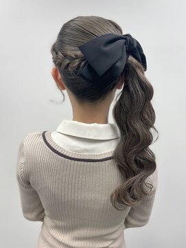 アールエーサロンモノクロ 秋葉原(RA SALON モノクロ) サイドテール