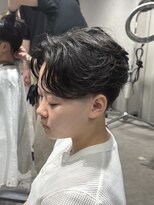 テクト バイアッシュ 吉祥寺店(Tect by Ash)&nbsp;テーパーフェードニュアンスパーマセンターパートフェザーパーマ