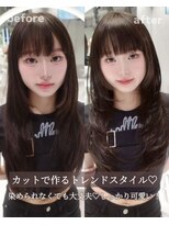 レディアル 渋谷(REDEAL)&nbsp;ハッシュカット/ハイレイヤーカット/韓国パーマ/レイヤー/渋谷