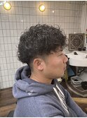 波巻きパーマ