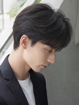 カライングドゥ(ing deux) 韓国ヘアカルマパーマワックスなしセンターパート黒髪