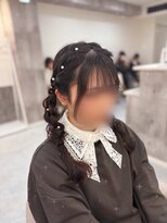 ヘア サロン クラン ソア 心斎橋店(hair salon clan soar)&nbsp;ツイン編みおろし