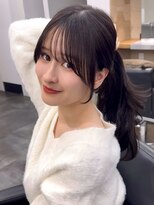 アビー(ABBEY3)&nbsp;顔まわり顔周り前髪カットミディアムレイヤーロングレイヤー