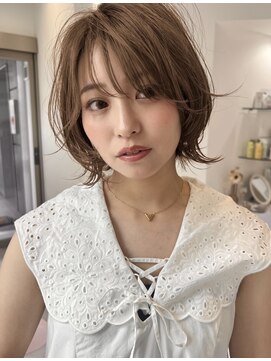 モナ 髪質改善(MONA) 【MONA】レイヤーボブ/くびれボブ/ラテカラー