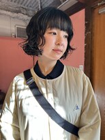 ニーム(nimes)&nbsp;ボブパーマ/黒髪パーマ/パーマ/ボブ