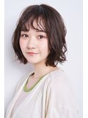 【UNIX湘南平塚】ウェーブナチュラルボブ#小顔#30代40代50代