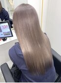 ミルクティーベージュダブルカラーケアブリーチインナーカラー