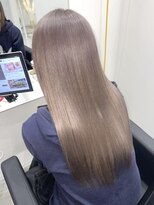 ワク 豊川店(waku) ミルクティーベージュダブルカラーケアブリーチインナーカラー