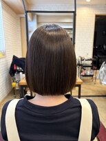 アールヘア(ar hair)&nbsp;縮毛矯正×TOKIOトリートメントで艶髪ボブ