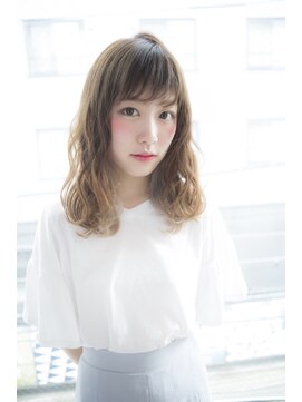 サロンドミルク 原宿(salon de MiLK) 【salon de MiLK 原宿】インナーカラーホワイトアッシュ