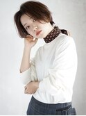 BelleBIANCA　センターパートショートボブ　by亀山
