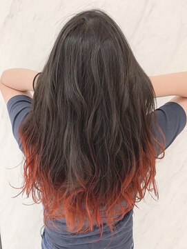 リー 京橋(Lee) ［Lee京橋］店長今里 アクセントカラーxオレンジ