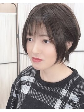 ヘアカフェ コトノハ(hair cafe Kotonoha) 【コトノハ】大人世代も◎　ミセスショートショートスリークボブ