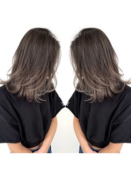 トルネード(TORNADO) チョコレートグレージュハイライトバレイヤージュ