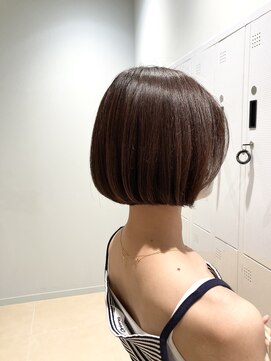 ヒアカアヴェダ 東京ガーデンテラス店(Heaka AVEDA) 首元がスッキリ見える◎大人ミニボブ【20代/30代/髪質改善】