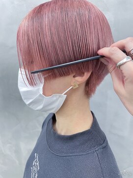 スー 渋谷(suu) ＊【SUN】くすみピンクボブショート