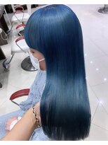 アース 長久手店(HAIR & MAKE EARTH) ブルー
