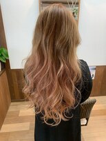 ヘアーサロン プアメリア(Puamelia)&nbsp;レイヤーパーマ大人かわいい小顔ハイライトカラー透け感