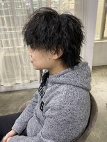 エイル 北堀江(Eir)&nbsp;【ツイストスパイラルパーマ】【マッシュウルフ】