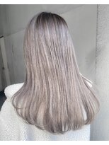 ヘアーアンドアトリエ マール(Hair&Atelier Marl)&nbsp;【Marl】ハイライト×ミルクティーベージュカラー