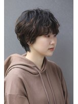 グルー(glue) カジュアル無造作小顔ショートボブ【二子玉川 glue】