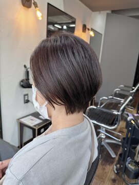 ヘアアンドメイク エジェリ(hair&make egerie) 【大人可愛いショートボブ】