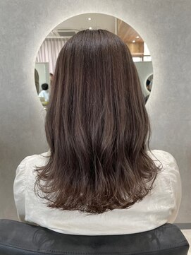 ジーナ セントラル銀座(Zina) ツヤ感カラー＊大人かわいい＊ピンクグレージュ【ZinaCENTRAL】