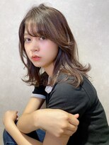 リープアルケー ヘアアンドヘッドスパ 錦糸町北口店(leap arche Hair&head spa)&nbsp;インナーグレージュ/マチルダボブ/前髪/ピンクベージュ/錦糸町