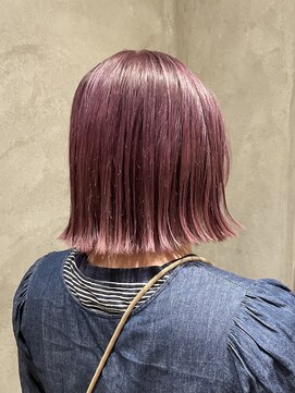 ヒカリス ヘアー 相川店(HIKARIS hair) パープルベージュ×インナーカラー　グレージュ