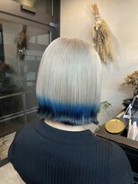 エンカウントバイマハロ 千葉(encount by mahalo)&nbsp;ホワイトベージュ×裾カラー