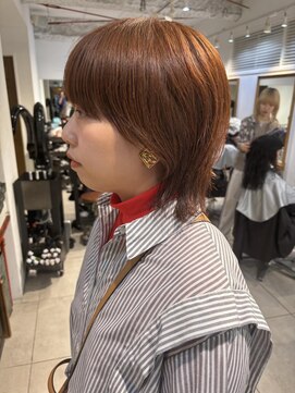 ナループロアツム(Nalu pu loa Tsum) ウルフヘア/マッシュウルフ/オレンジブラウン