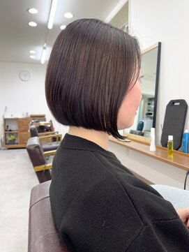 ランプ(Lamp) 白髪染め/髪質改善/中野/ボブショート ビフォアー＆アフター