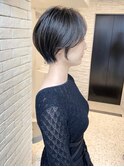 ショートボブ/簡単スタイリング/丸みショート/可愛い/20代30代