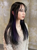 オーレント(AULENT)&nbsp;インナーカラー/レイヤーカット/顔まわりカット/姫カット