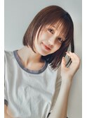 (土橋)大人ボブレイヤーカット前髪あり顔まわりレイヤー20代30代