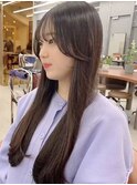 フェイスレイヤー*顔周りカット*前髪カット*ロング*イメチェン